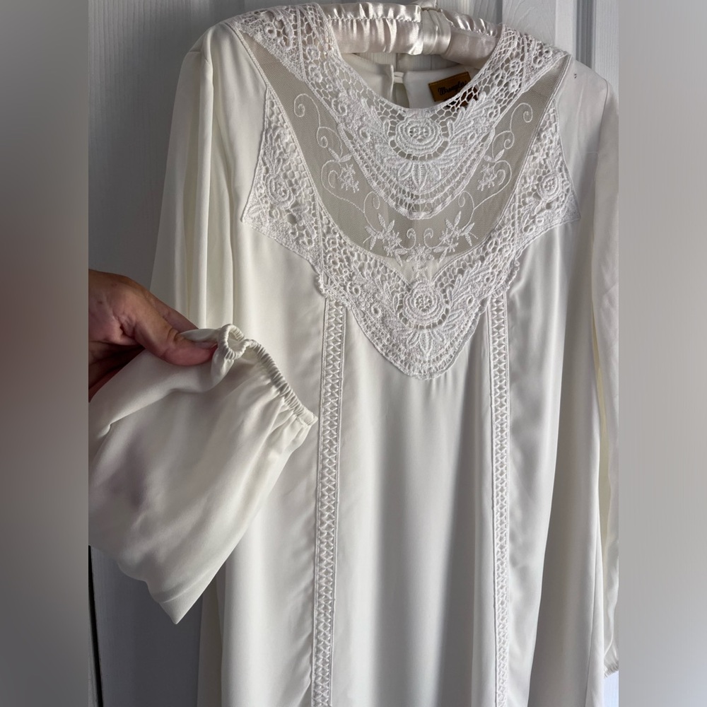 Wrangler NWOT‎ lace long sleeved dress women’s size large - Picture 4 of 14